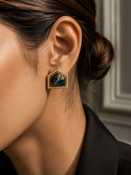 Teal Studs
