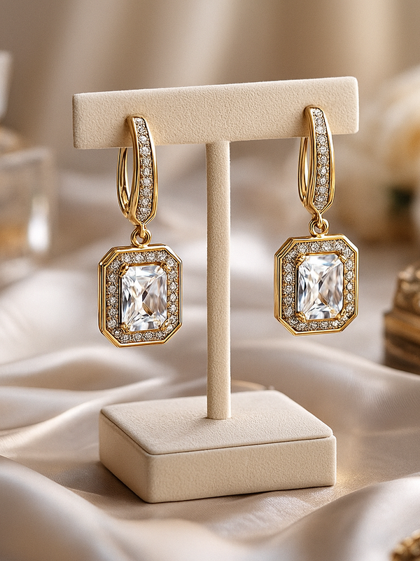 Regency Crystal Drop Earrings