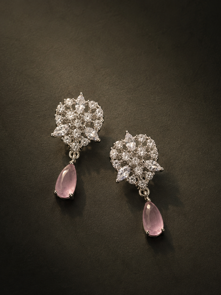 Roselle Blush Drop Earrings
