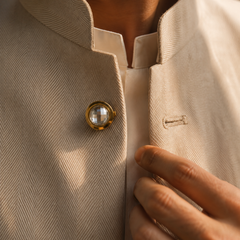Aurelius Crystal Button Cover
