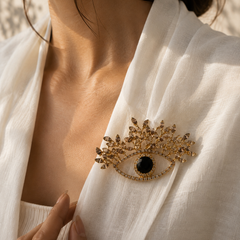 The Nazar Eye Statement Brooch