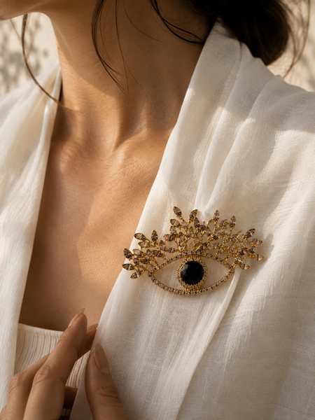 The Nazar Eye Statement Brooch