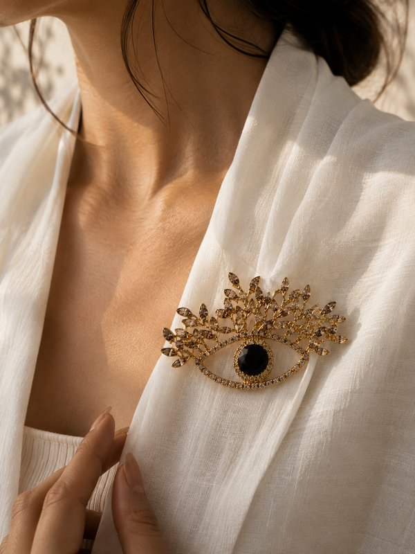 The Nazar Eye Statement Brooch