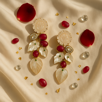 Enchanted Garden Mother of Pearl Necklace Set