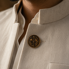 Vanraj Twin Tiger Button Cover