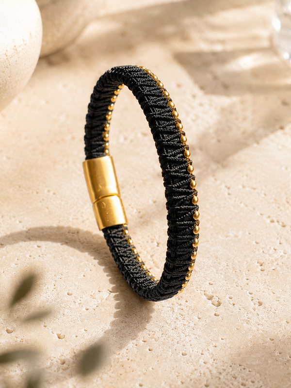 The Noir Stud Bracelet