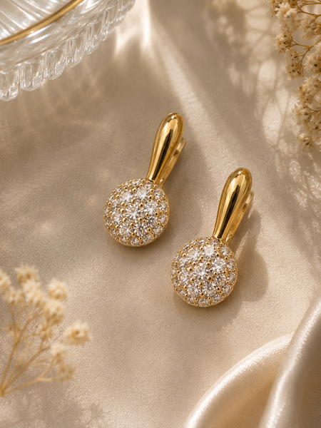 Auréa Pavé Drop Earrings