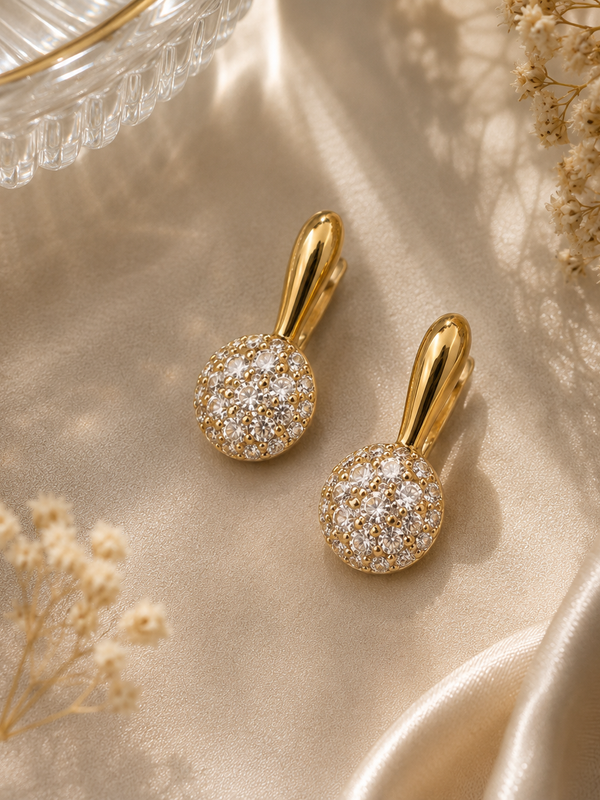Auréa Pavé Drop Earrings