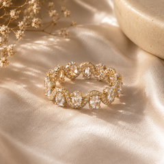 Wave Eternity Ring