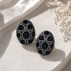Ziya Midnight Statement Studs