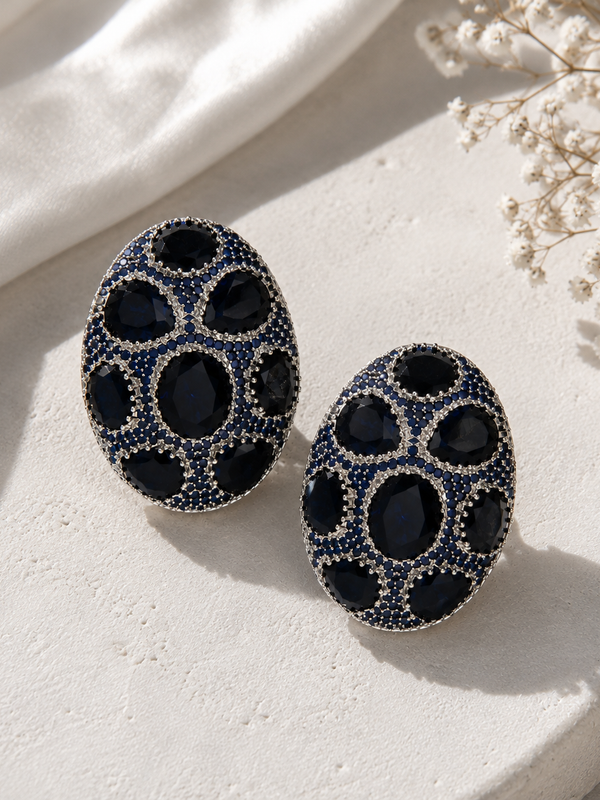 Ziya Midnight Statement Studs