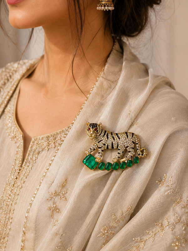 The Maharaja Tiger Brooch
