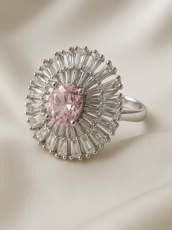 Blush Aurora Diamond Ring