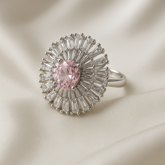 Blush Aurora Diamond Ring