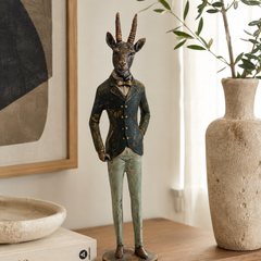 The Distinguished Antelope Gentleman Sculpture