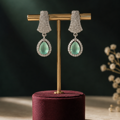 Meher Mint Drop Earrings