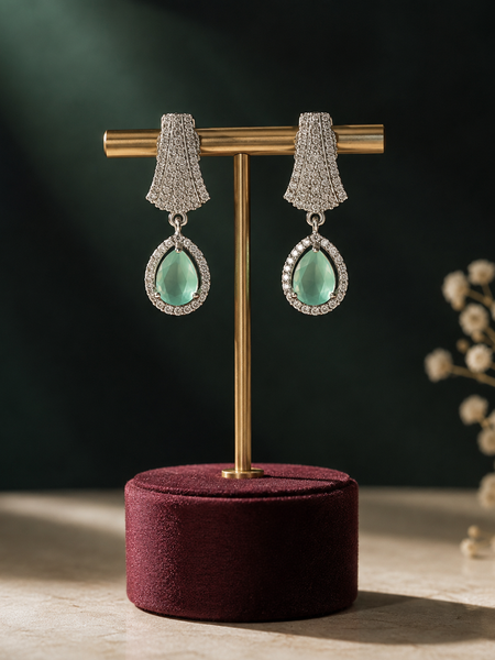 Meher Mint Drop Earrings