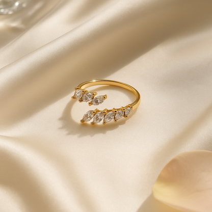 Marquise Elegance Open Ring