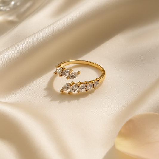 Marquise Elegance Open Ring