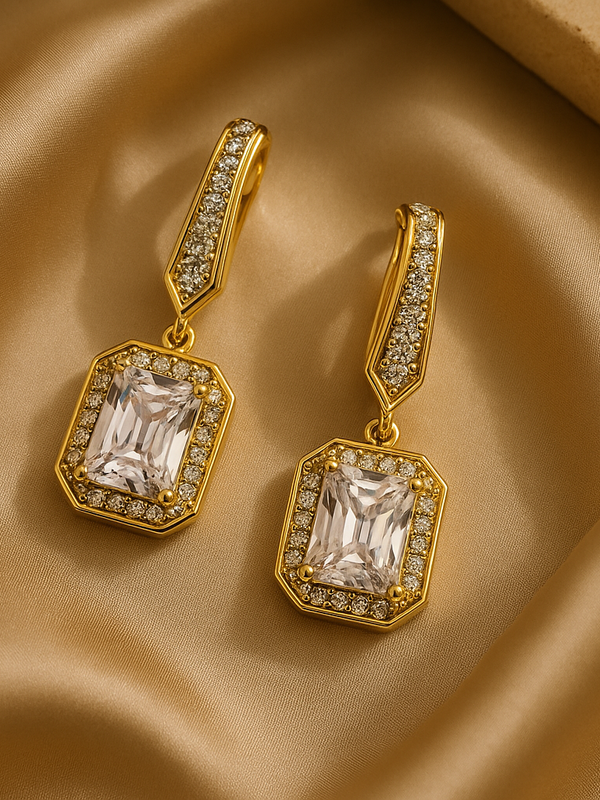 Regency Crystal Drop Earrings