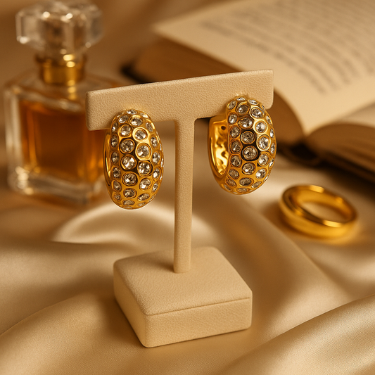 Gilded Honeycomb Diamond Domes