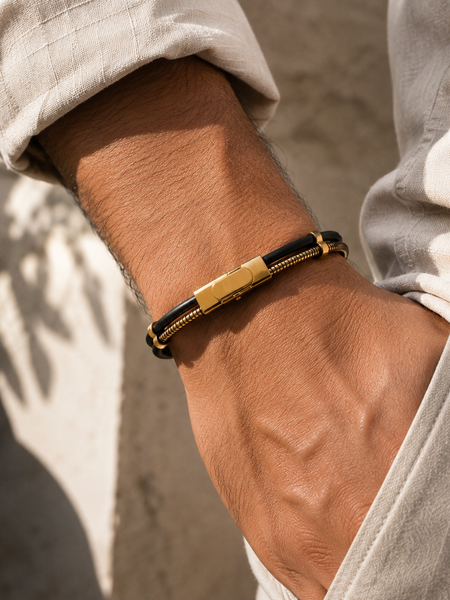 The Noir Helix Bracelet