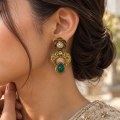 Simha Emerald Heritage Necklace Set