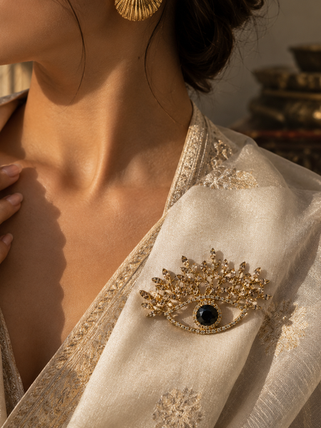 The Nazar Eye Statement Brooch