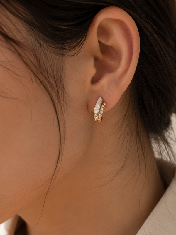 Luna Mother of Pearl Earrings