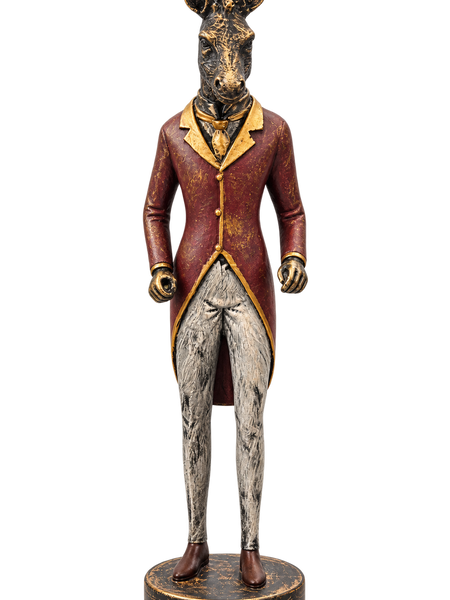 The Dapper Giraffe Gentleman Sculpture