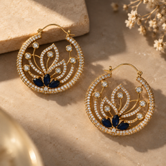 Neelam Lotus Statement Hoops