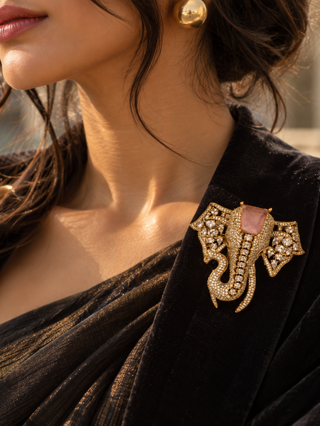 Gul Gaj Brooch
