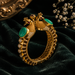 Mayura Mint Peacock Bracelet