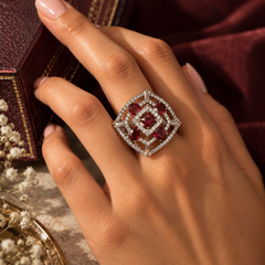 Ruby Aabha Statement Ring