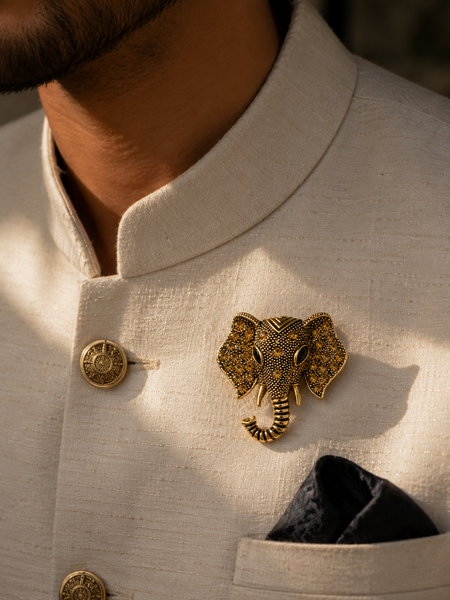 The Maharaja Elephant Brooch
