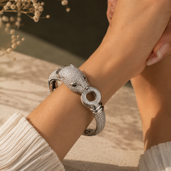 Panthère Crystal Statement Bracelet