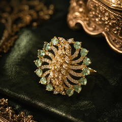 Aurelia Mint Statement Ring