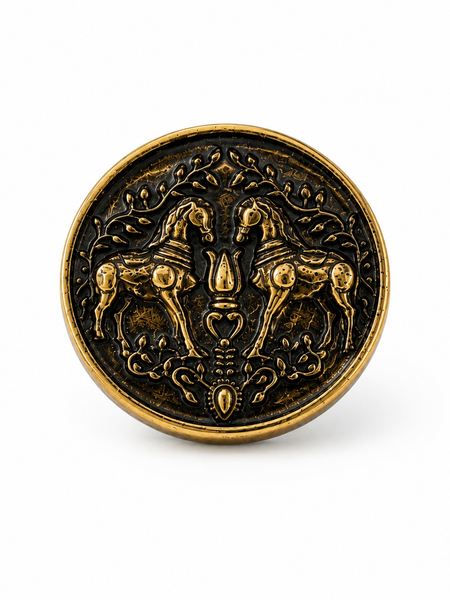Ashva Heritage Button Cover