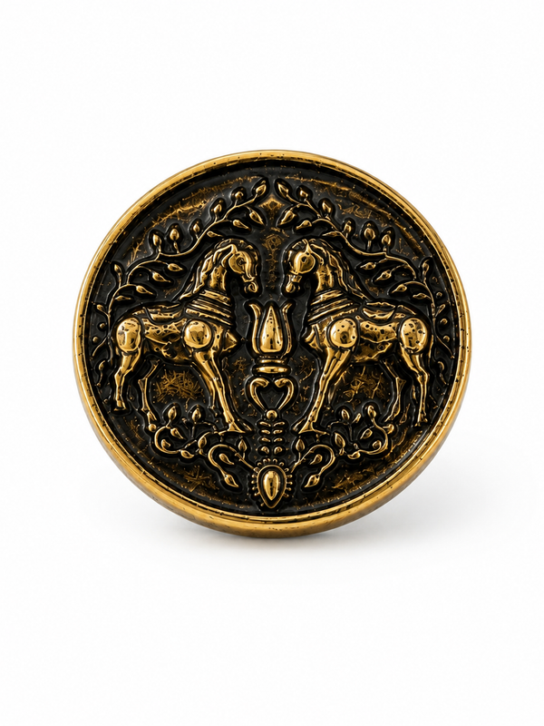 Ashva Heritage Button Cover