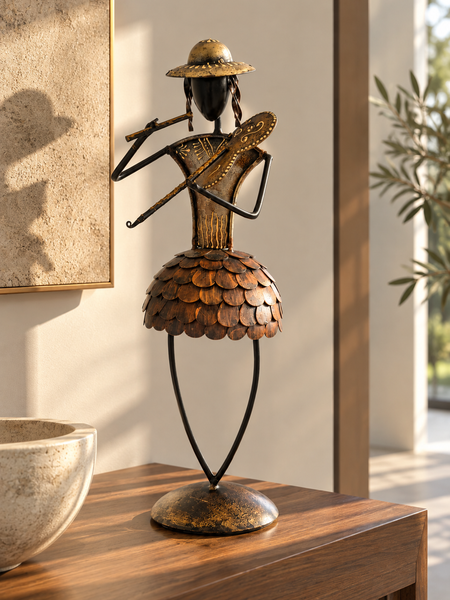 Raagini – The Musician Metal Sculpture