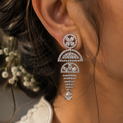 Celeste Crystal Drop Earrings