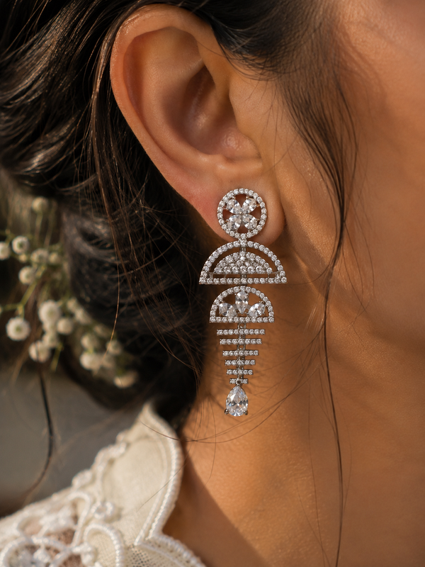 Celeste Crystal Drop Earrings