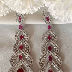 Stellar Cascade Diamond Earrings