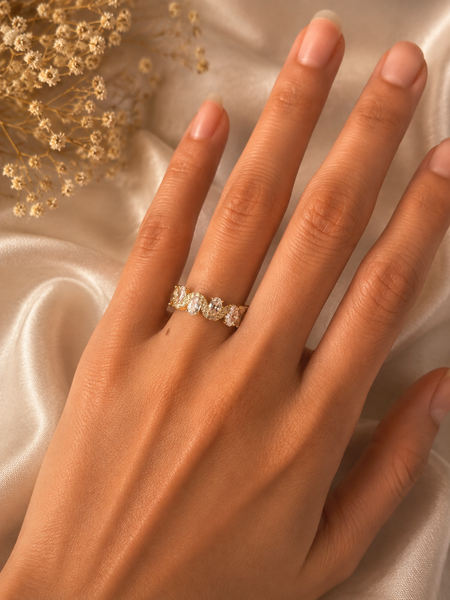 Wave Eternity Ring