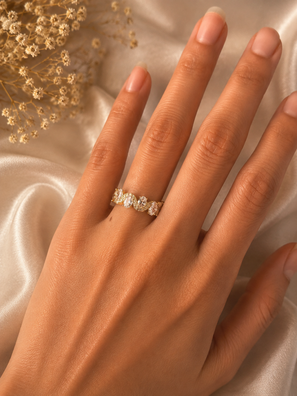 Wave Eternity Ring