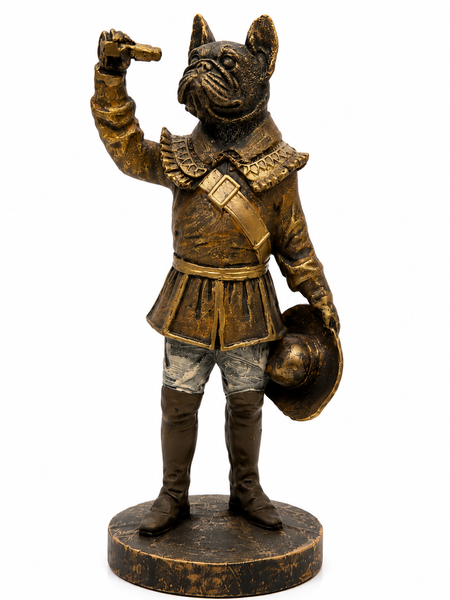 Sir Barkington – The Adventurer Dog Sculpture