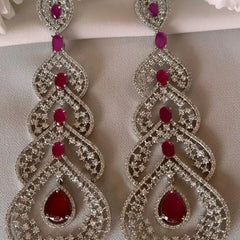 Stellar Cascade Diamond Earrings