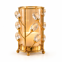 Crystal Vine Petite Hurricane Candle Holder