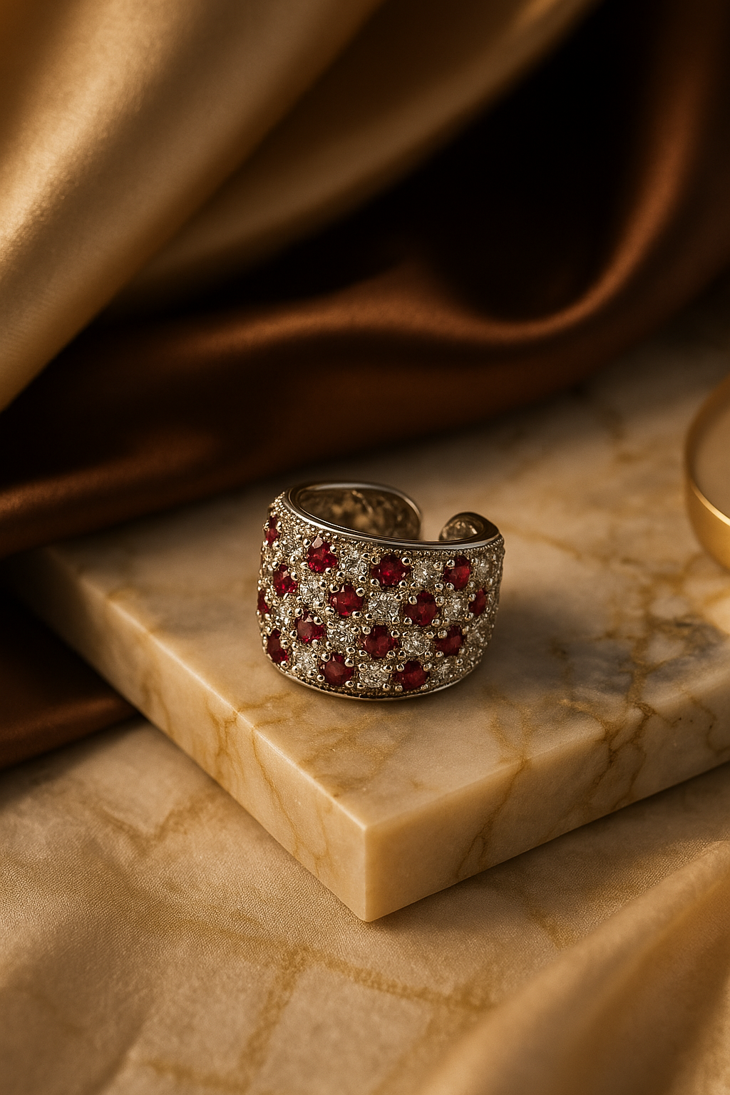 Crimson Royale Band Ring
