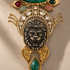 Simha Emerald Heritage Necklace Set